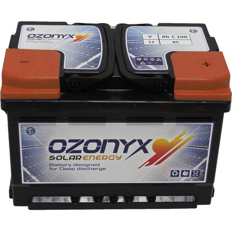 Batería Solar 85Ah  OZONYX Solar Abierta