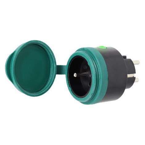Prise connectée extérieure Wi-Fi ePE282 – 16A – Étanche IP44 (1/4)