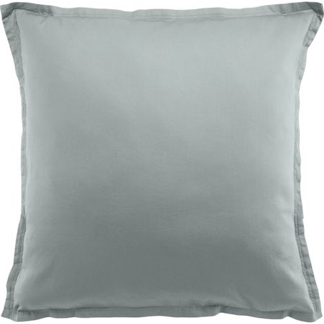 Taie d'oreiller en satin de coton 65 x 65 cm Celadon (1/5)