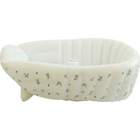 Baignoire pour bébé , de douche gonflable tout-petits , accessoire bain portable , pliable avec sièg