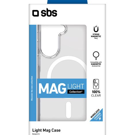 SBS TELIGMAGSAS26PT coque de protection pour téléphones portables 17 cm (6.7") Housse Transparent (1/2)