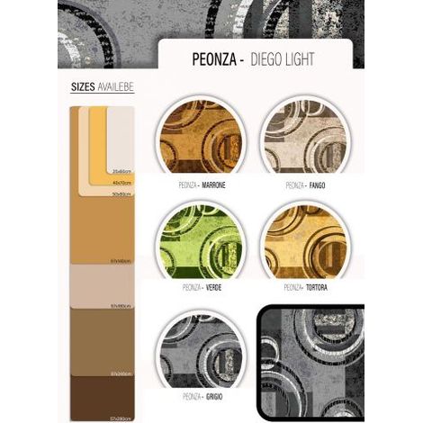 TAPPETO CUCINA PEONZA 57X280 CM ASSORTITO
