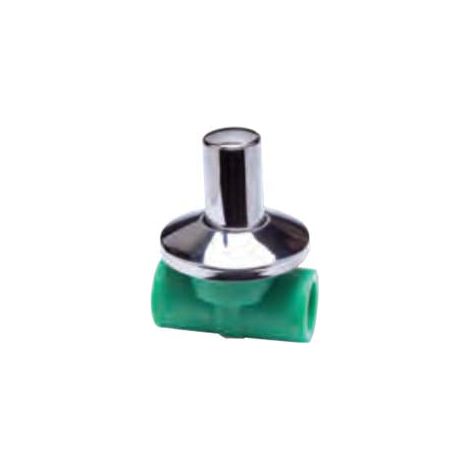 Rubinetto A Vitone Con Cappuccio In Ppr - ø mm.20x1/2"