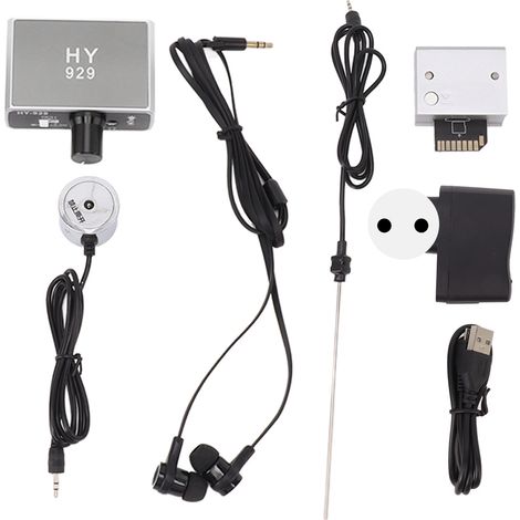 Détecteur de fuites professionnel USB pour canalisations d'eau - Appareil de détection de fuites pour la plomberie - Prise UE 100-240 V (1/5)