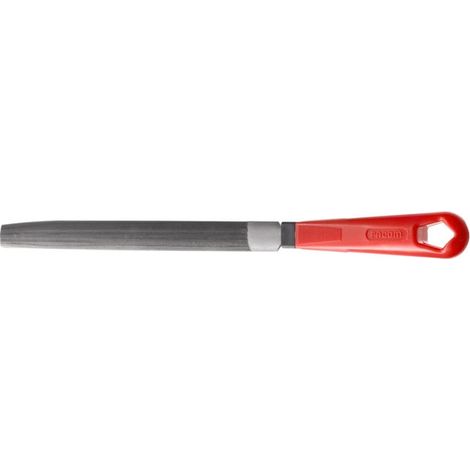 Lime demi-ronde demi-douce emmanchée - 200 mm - demi-douce - FACOM