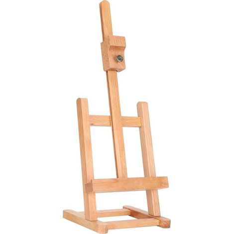 Chevalet en Bois, Petits Artistes Réglable Hêtre Bureau Support D'affichage de Peinture Chevalet de Table pour Enfants Artiste Adultes étudiants Salle de Classe (1/5)