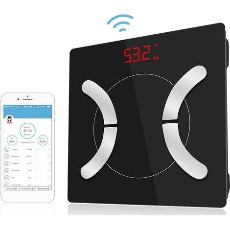 Balance numérique avec Bluetooth et écran LED, impédancemètre intelligent (1/5)