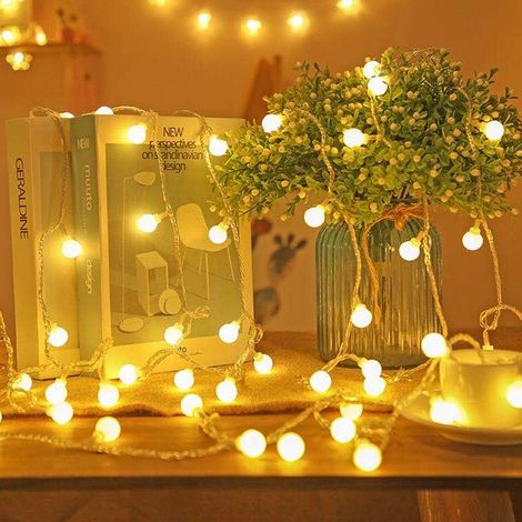 String Lights - 100 LED - 10 M - Waterproof - Indoor Outdoor Decoration - Christmas Party Bedroom Terrace - 1 Piece (1/5)
