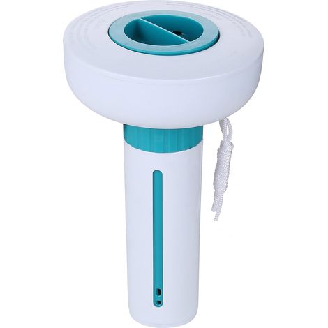 1 Distributeur Flottant, Dosage Ajustable 5 Niveaux, Indicateur Remplissage, Pour Piscine Hors Sol Et Spa