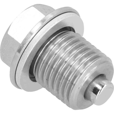 Bouchon de vidange d'huile M14x1,5 mm en acier inoxydable avec aimant néodyme, vis de vidange universelle (1/5)