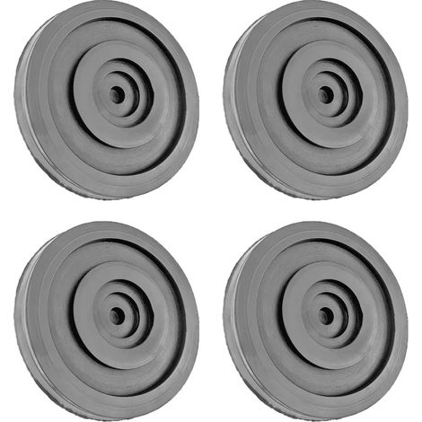 JUEGO DE 4 TACOS DE GOMA 143 mm PARA ELEVADORES DE COCHES OMCN, ROGEN (1/5)
