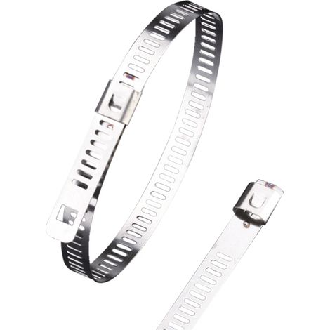 Serre-câble RS PRO en Acier Inoxydable 316, 225mm x 7 mm