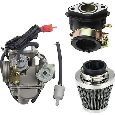 PD24J-Vergaser mit 42-mm-Luftfilter-Ansaugkrümmer, Ersatz für GY6 125 cc 150 cc Taotao Go-Kart-Roller 152QMI 157QMJ-Motor