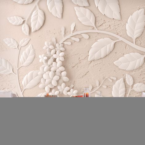 Fotomurale - Paper Flowers (Beige) - 300x210 (1/4)