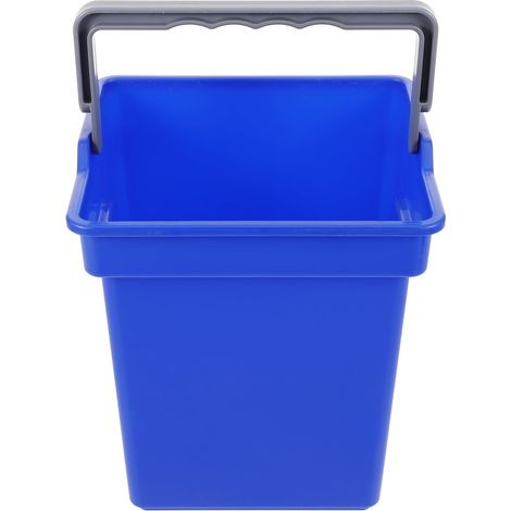 Seau d'eau avec Poignée Fiable Bleu en Plastique Multifonctionnel 4l Nettoyage Facile et Pratique pour Bureau et École (1/5)