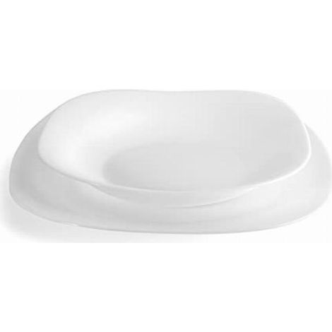 Servizio piatti Parma 12 Pezzi in vetro opale bianco (1/3)