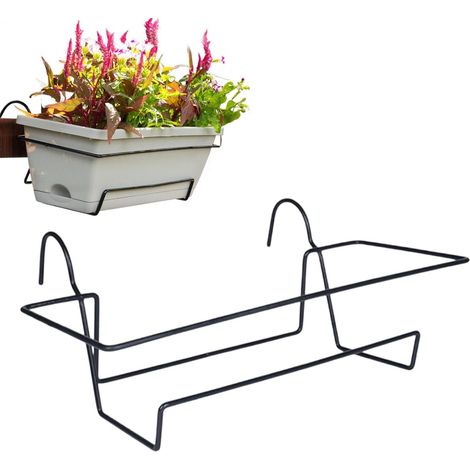Balkon Kastenhalter Metall Blumenkorb Ständer Pflanzgefäß