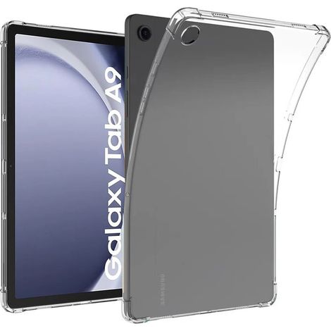 Funda para Samsung Galaxy Tab A9, de silicona, transparente. (1/5)