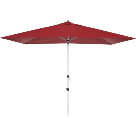 Doppler Sonnenschirm/ Kurbelschirm "Expert 300 x 200 Auto Tilt" 300 x200 cm, bordeaux, Bezug aus 100% Polyester, Gestell aus Aluminium, 7,3 kg Sonnenschirm / Kurbelschirm "Expert 300 x 200 Auto Tilt",