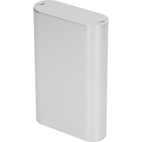 Boîtier Aluminium Électronique Argent Mat Profil 6063-T5 pour Carte PCB 24x70x110mm avec 2 Plaques et 4 Vis (1/5)