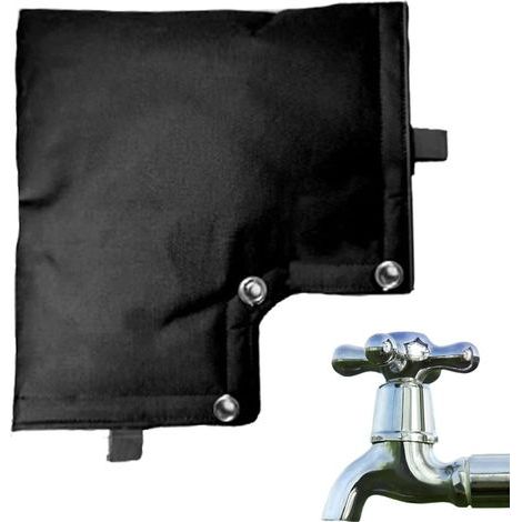 CCYKXA Backflow preventer – Insulating cover, frost protection, tap cover, outdoor, sprinkler accessory, durable weather-resistant tool, black