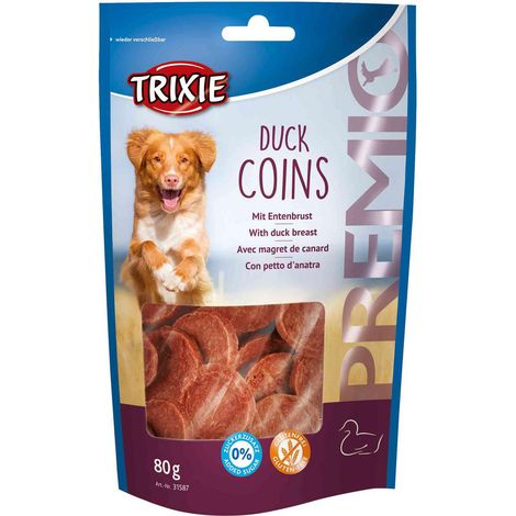 Premio para perros, snack Duck Coins Trixie PREMIO 80 g