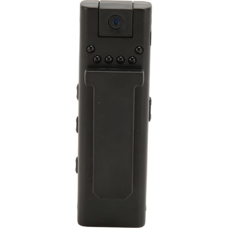 Caméra corporelle HD 1080p avec vision nocturne infrarouge, mini enregistreur vidéo pour les forces de l'ordre, les réunions à moto, en intérieur et en extérieur. (1/5)