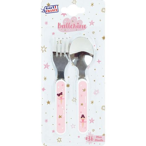 Ballerine Ensemble Couverts Inox (Fourchette, Cuillère)
