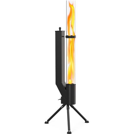 Pellet Torch Kit - Garden Fireplace - Outdoor Fireplace for Patio - Outdoor Heater - Outdoor Garden Fire Pit - Pellet Stove (1/5)