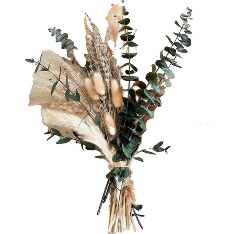 Fiori secchi, bouquet di erba della pampa, decorazioni per la casa e per matrimoni, FPL-HWC-8 (1/2)