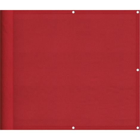 Maison Exclusive - Balkon-Sichtschutz Rot 90x700 cm 100% Polyeste (1/5)