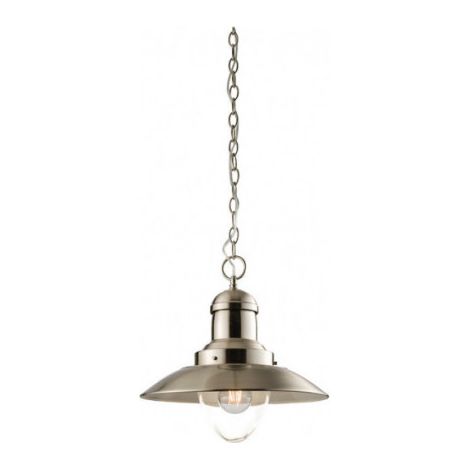 Suspension marine chaine nickel satiné E27 Endon Mendip (1/3)
