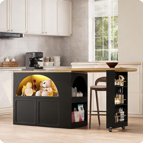 Buffet coloris noir en MDF (1/5)