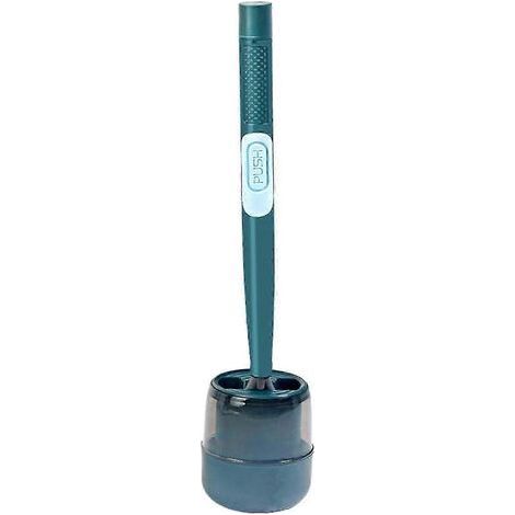 Soap Dispensing Toilet Brush Convenient Long Handle Cleaning Brush With Holder For Bathroom Toilet (1/4)