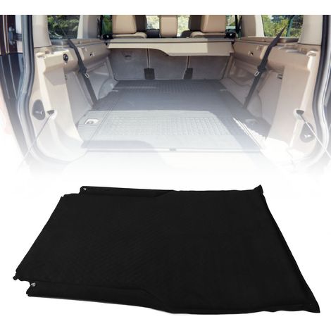 GARRYFIZH Matelas de voiture gonflable SUV - Avec oreiller intégré et aile de protection, épaisseur 5cm, pour camping, noir