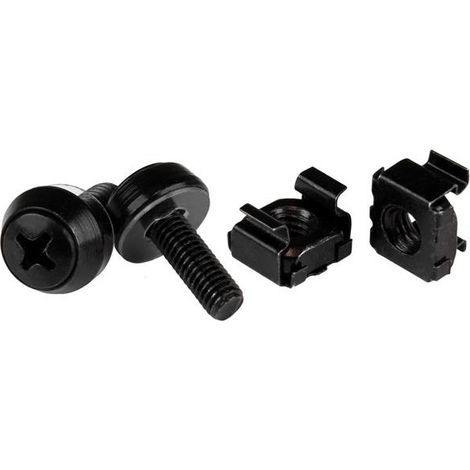 Startech Vis et écrous cages M5 noir 100 pièces