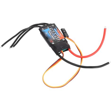 Ersatz-GTSKYTENRC 25A (RCA) bürstenloser bidirektionaler elektronischer Drehzahlregler (ESC), kompatibel mit ferngesteuerten Autos, Booten und Unterwasserpropellern. (1/4)
