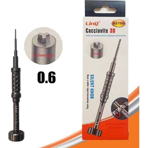 Trade Shop - PROFESSIONELLER 3D-TORX-SCHRAUBENDREHER 0,6 SMARTPHONE-HANDY-REPARATUR BST898-0.6 -
