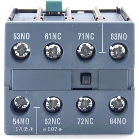 Modulo ausiliario Siemens 3rh1921-1xa22-0ma0 2 NO 2 NC montaggio frontale