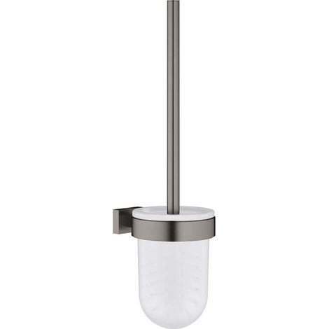 Grohe Essentials Cube Porta scopino completo Antracite, 40513AL1 (1/2)