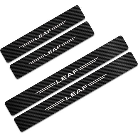 (Pour Leaf) Autocollants de seuil de porte pour Nissan Qashqai,Juke,Leaf,Micra,350Z,370Z,Armada,Elgrand,Kicks,Livina,NV200,Pathfinder,Serena,Versa (1/3)