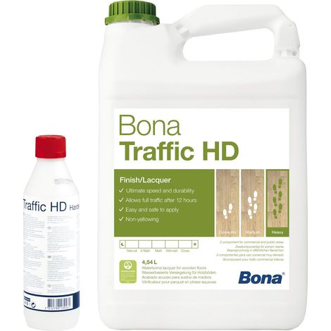 BONA TRAFFIC HD matt 2K 4,95 Liter 4,5 L + 0,45 HD Härter (1/2)