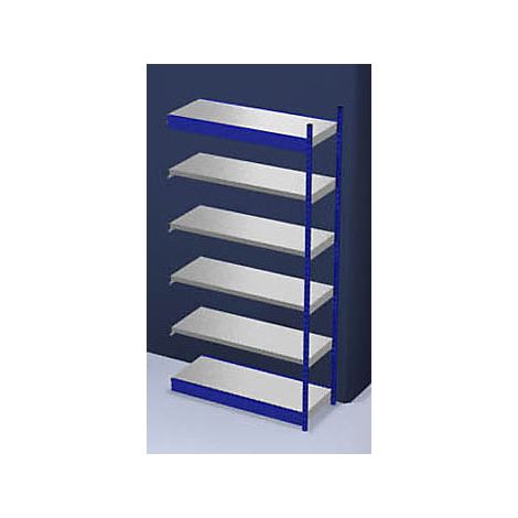 hofe, Rayonnage emboîtable, simple face, hauteur rayonnage (1/4)