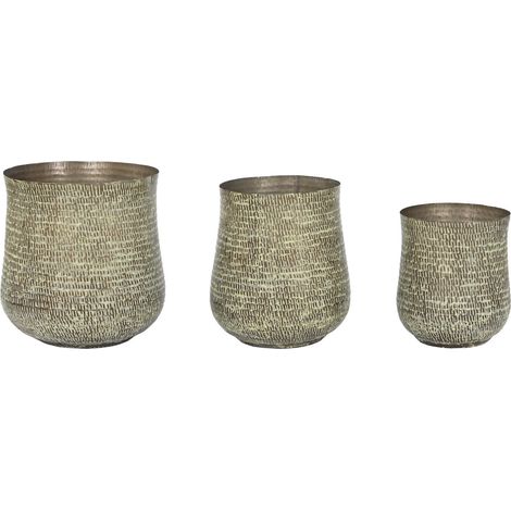 Support Pot Fleurs Set 3 Aluminium 44X44X46 (1/4)