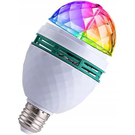 Discokugel mit drehbarer Glühbirne E27 RGB (1/5)