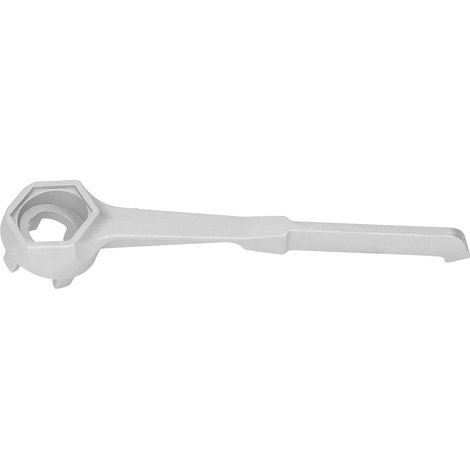 Clé à fût en alliage d'aluminium de 27 cm de long, outil d'ouverture de bouchon pour fûts de 10, 15, 20, 30 et 55 gallons (1/5)