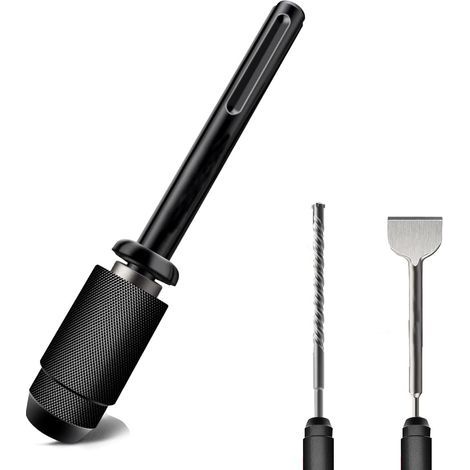 Adaptateur SDS Max à SDS Plus pour marteaux rotatifs, Adaptateur de mandrin, Outil rapide de conversion de mandrin à queue, Outil rapide de conversion de mandrin pour tous les forets SDS Max