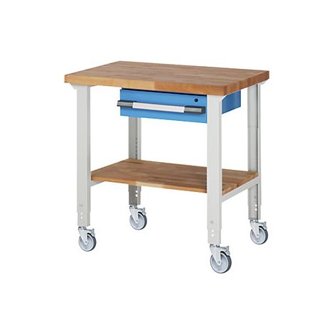 eurokraft pro Banco da lavoro mobile Serie 7000 4 rotelle