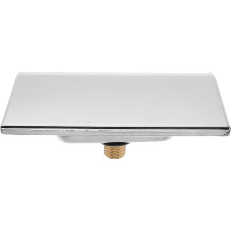 Buse Cascade Murale en Acier Inoxydable, Sortie d'eau Rectangulaire pour Spa et Bassin, Fontaine Cascade Jet Compacte pour Piscine, Déversoir de Bonde Multifonction pour Jardin (1/5)