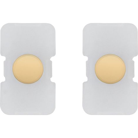 VIMAR - 22761.RN.82 Zwei Tasten Rund Elektromechanisch Beleuchtet Gold